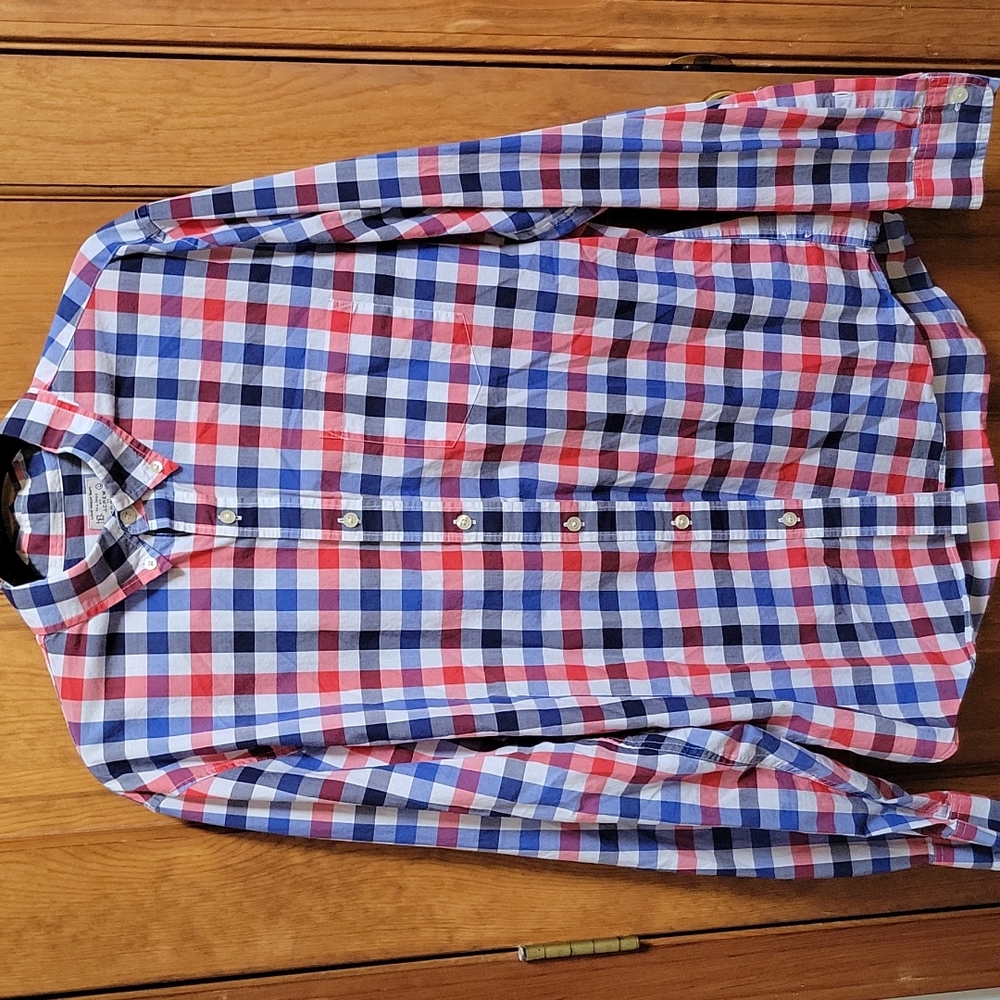 Plaid J. Crew dress shirt